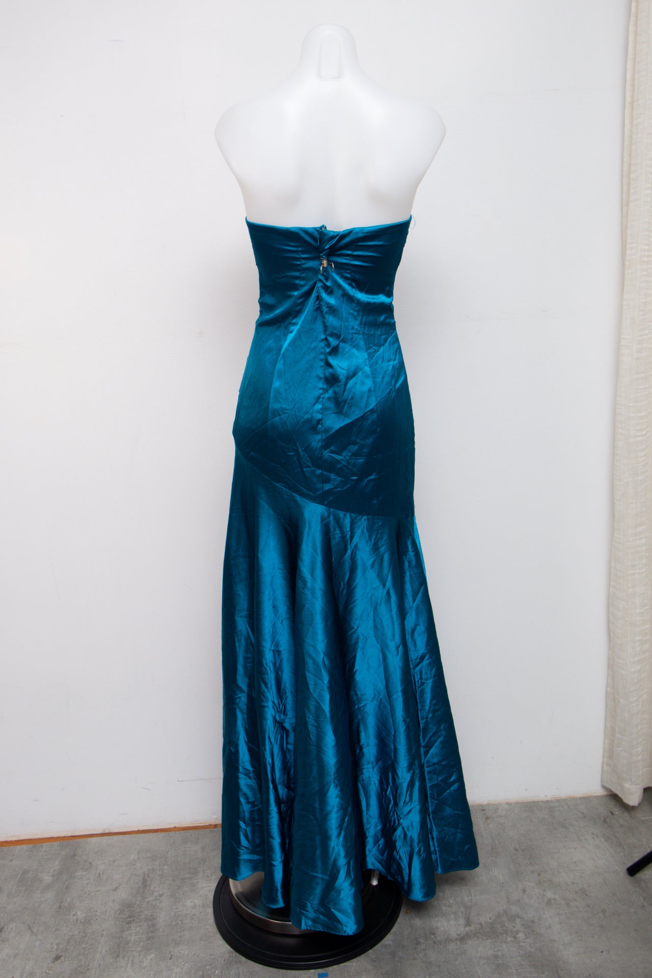 #162 Jump Apparel By Wendy Chaitin Dress Blue | c. 205 | Size 8