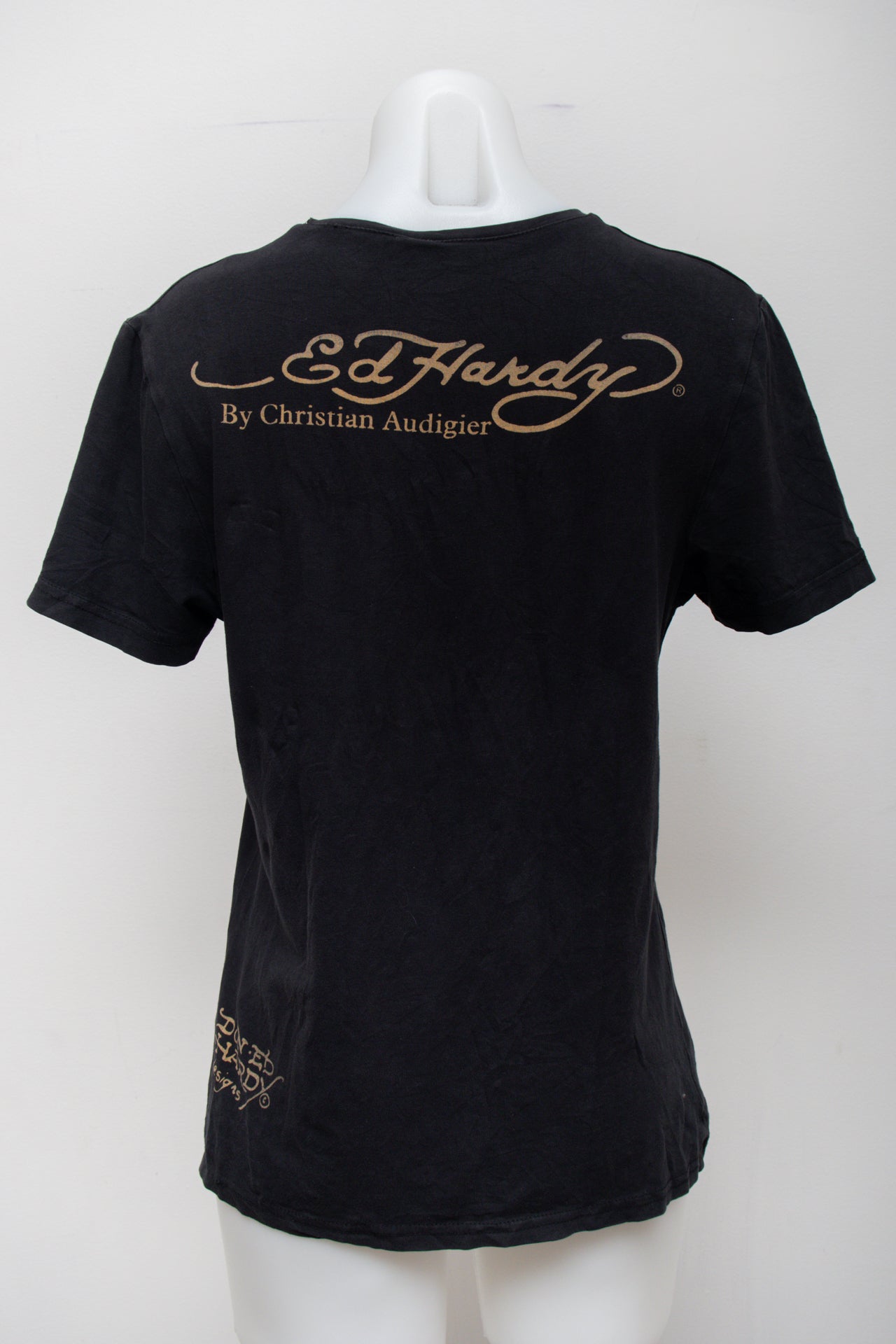 #75 Ed Hardy T-shirt Black | c. 178 | Size 12