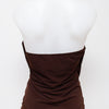 #200 Topia Halter Top Brown | c. 195 | Size 10