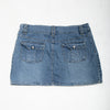 #133 Brigitta Denim Mini Skirt Blue | c. 178 | Size 12