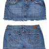#089 Bullhead Mini Skirt Blue | c. 203 | Size 8