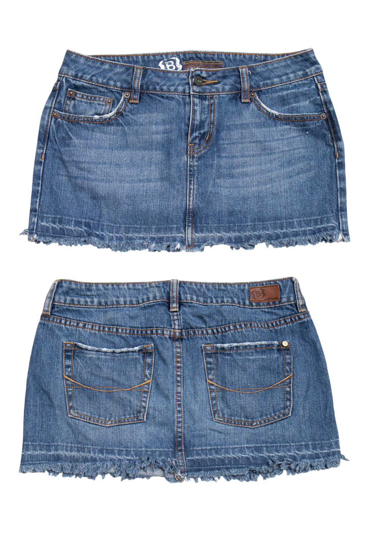 #089 Bullhead Mini Skirt Blue | c. 203 | Size 8