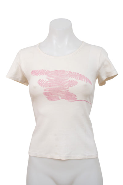 #154 T-shirt White | c. 206 | Size 10