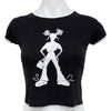 #90 Jennyfer T-shirt Black | c. 196 | Size 10