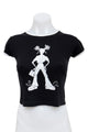 #90 Jennyfer T-shirt Black | c. 196 | Size 10