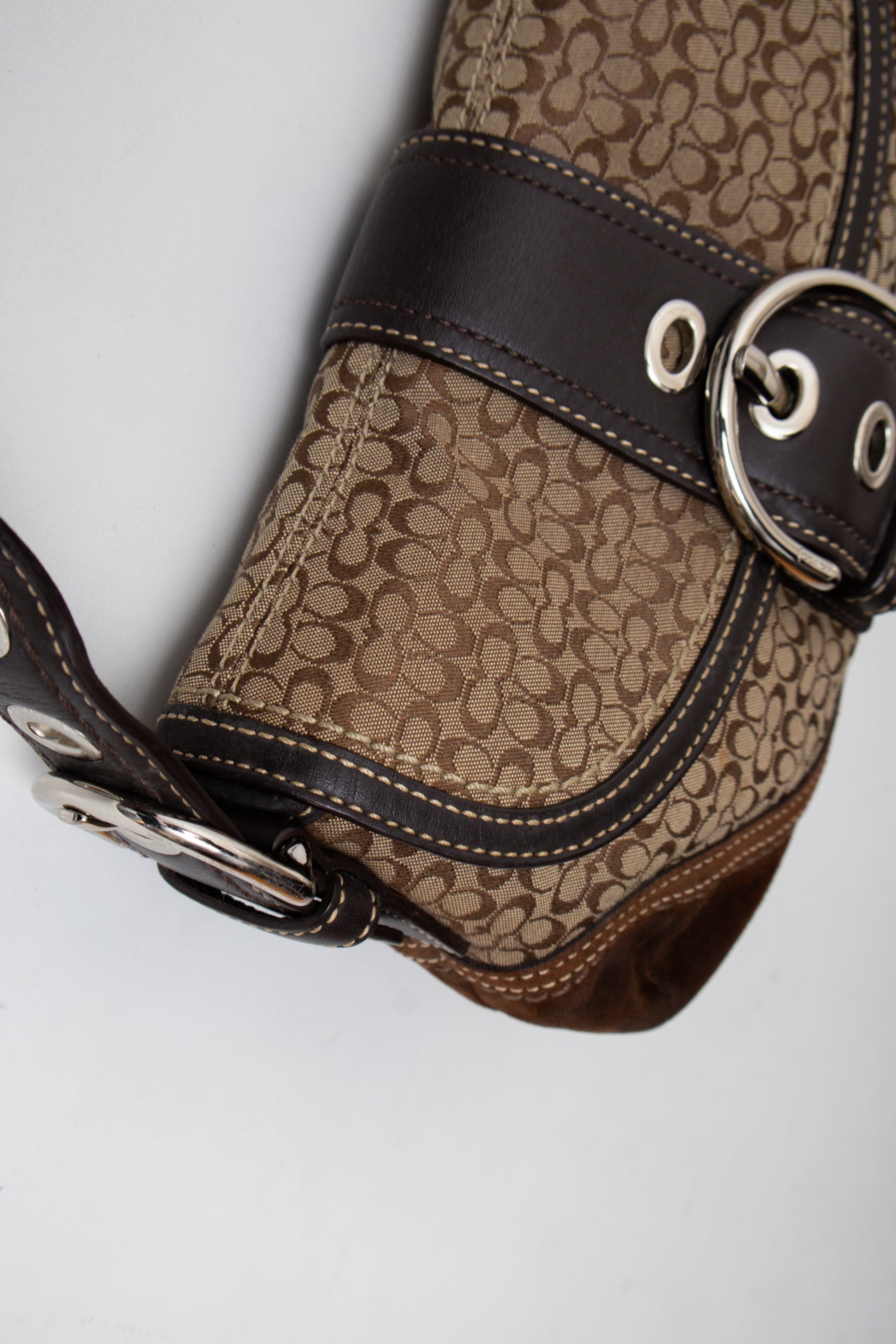 #213 Coach Shoulder Bag Brown | c. 204 | Size