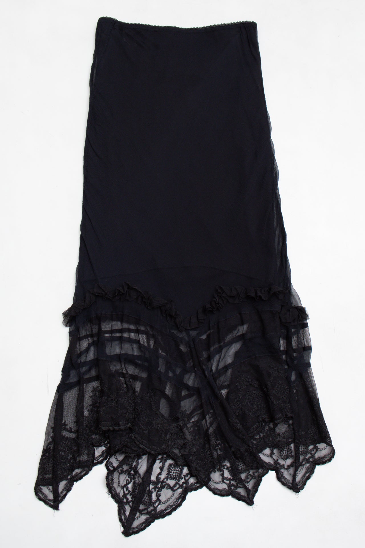 #185 Skirt Black | c. 194 | Size 8