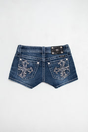 #088 Miss Me Booty Short Blue | c. 213 | Size 6