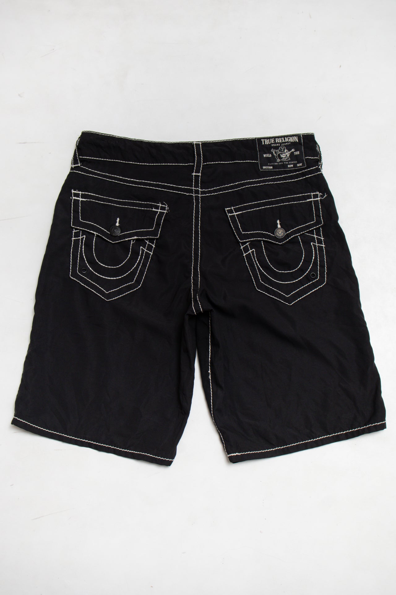 #60 True Religion Shorts Black | c. 186 | Size 12