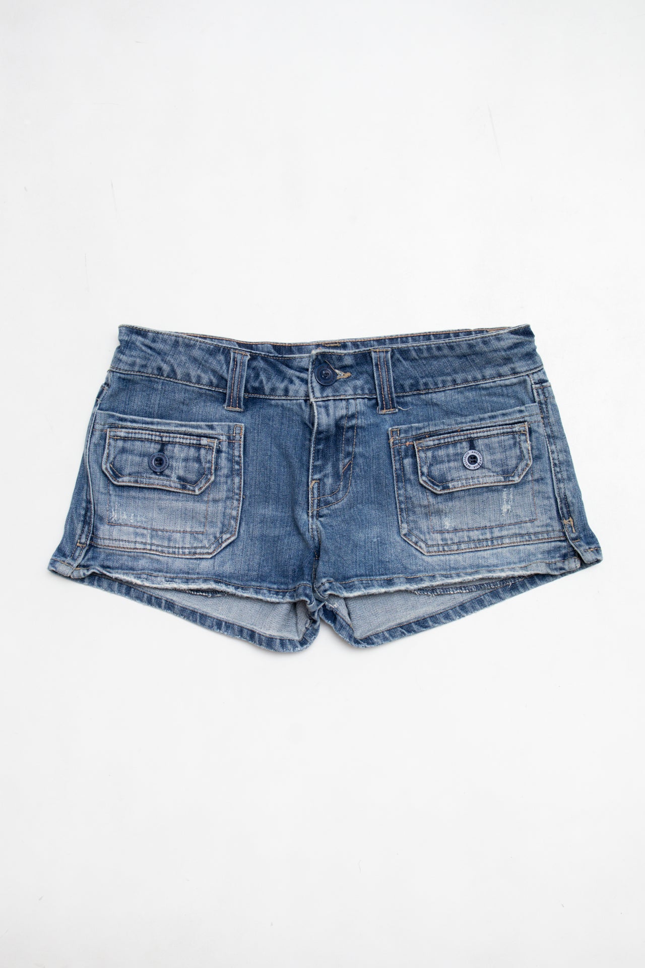 #068 American Eagle Outfitters Booty Short Blue | c. 213 | Size 6