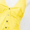 #062 2b Bebe Halter Top Yellow | c. 207 | Size 8