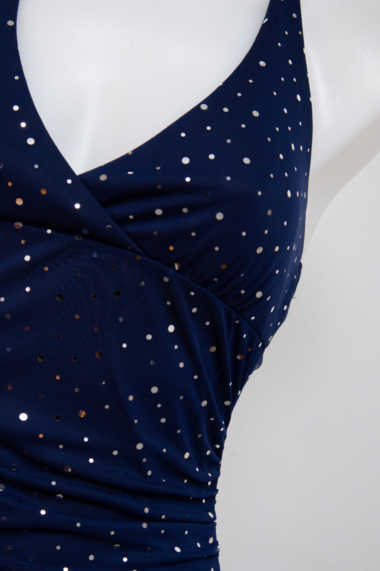 #167 City Triangles Dress Navy | c. 205 | Size 8