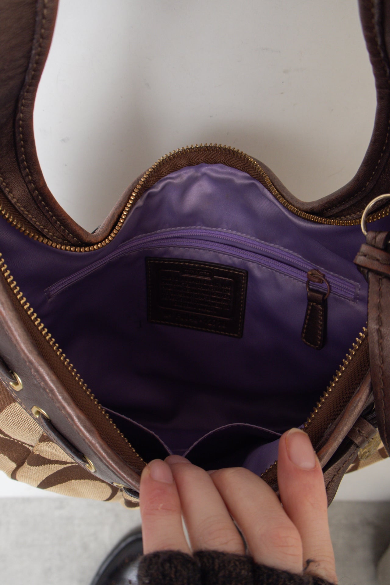 #200 Coach Bag Brown | c. 210 | Size