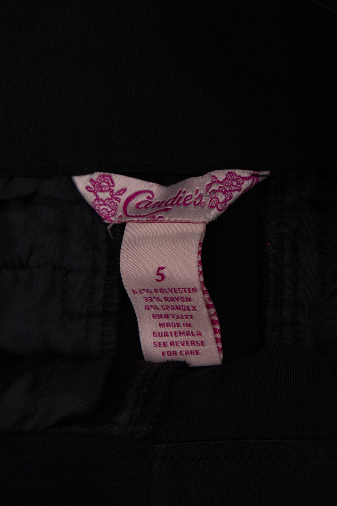 #193 Candie's Pants Black | c. 193 | Size 10