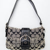 #192 Coach Shoulder Bag Black | c. 202 | Size