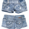 #180 Almost Famous Booty Short Blue | c. 209 | Size 8