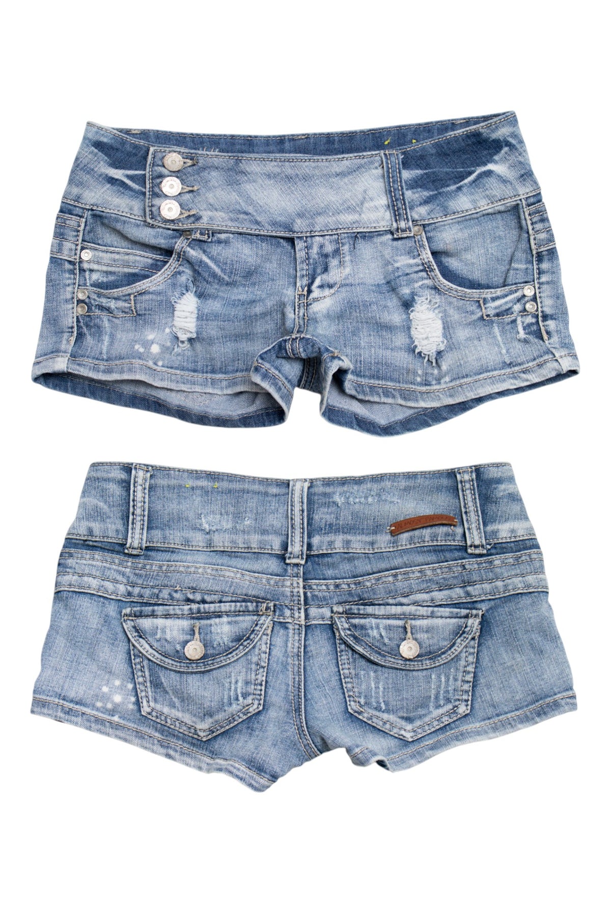 #180 Almost Famous Booty Short Blue | c. 209 | Size 8