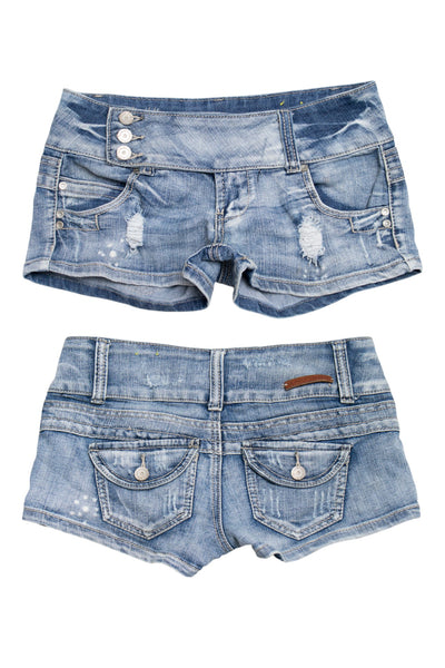 #180 Almost Famous Booty Short Blue | c. 209 | Size 8
