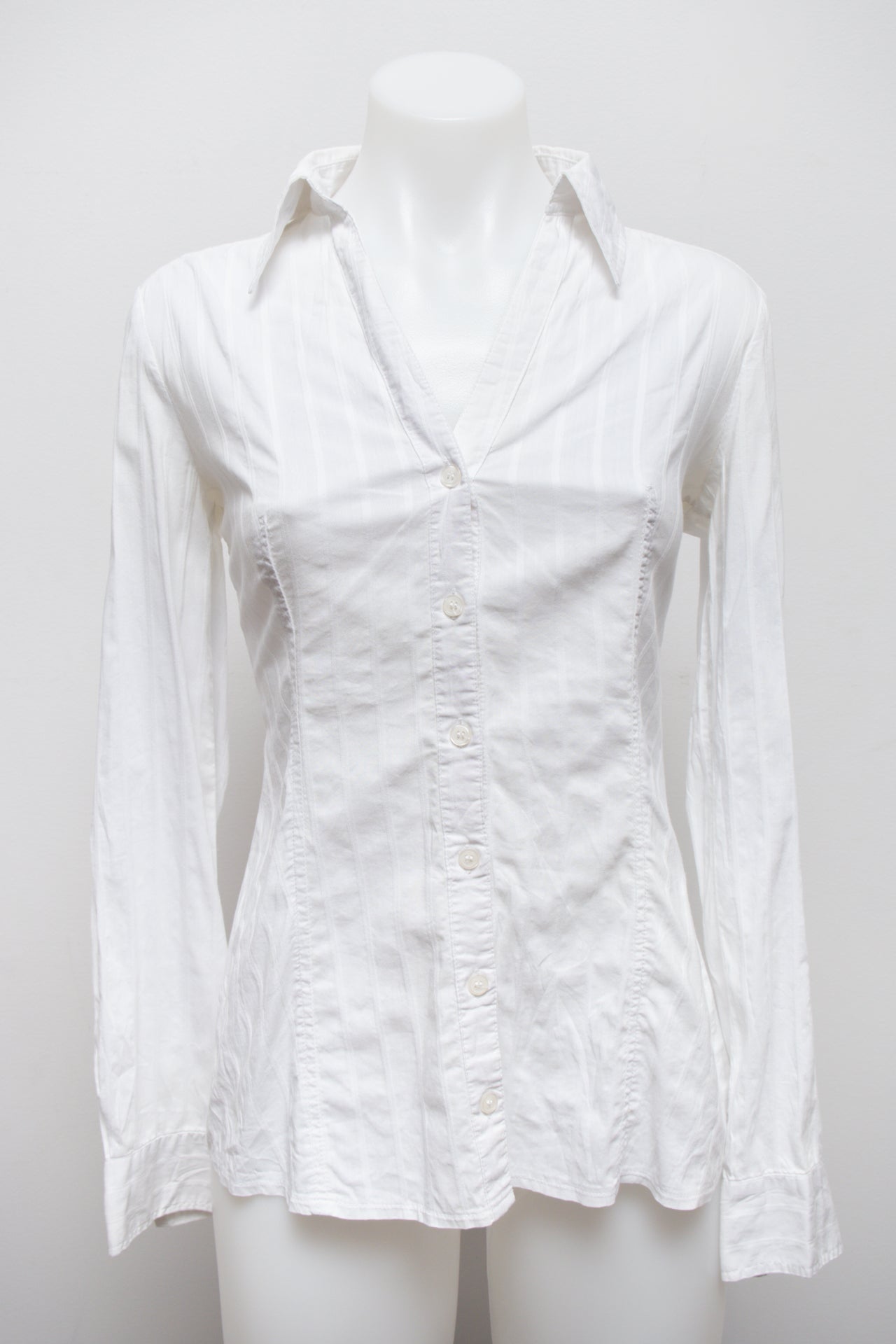 #107 Promod T-shirt White | c. 191 | Size 8