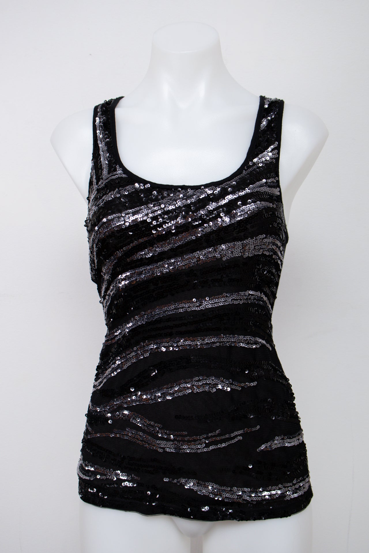 #012 Charlotte Russe Tank Top Black | c. 204 | Size 8