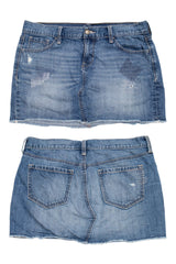 #075 Old Navy Mini Skirt Blue | c. 204 | Size 12