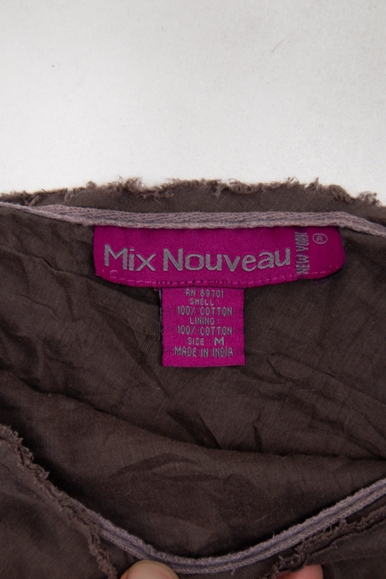 #166 Mix Nouveau Skirt Brown | c. 198 | Size 8/10