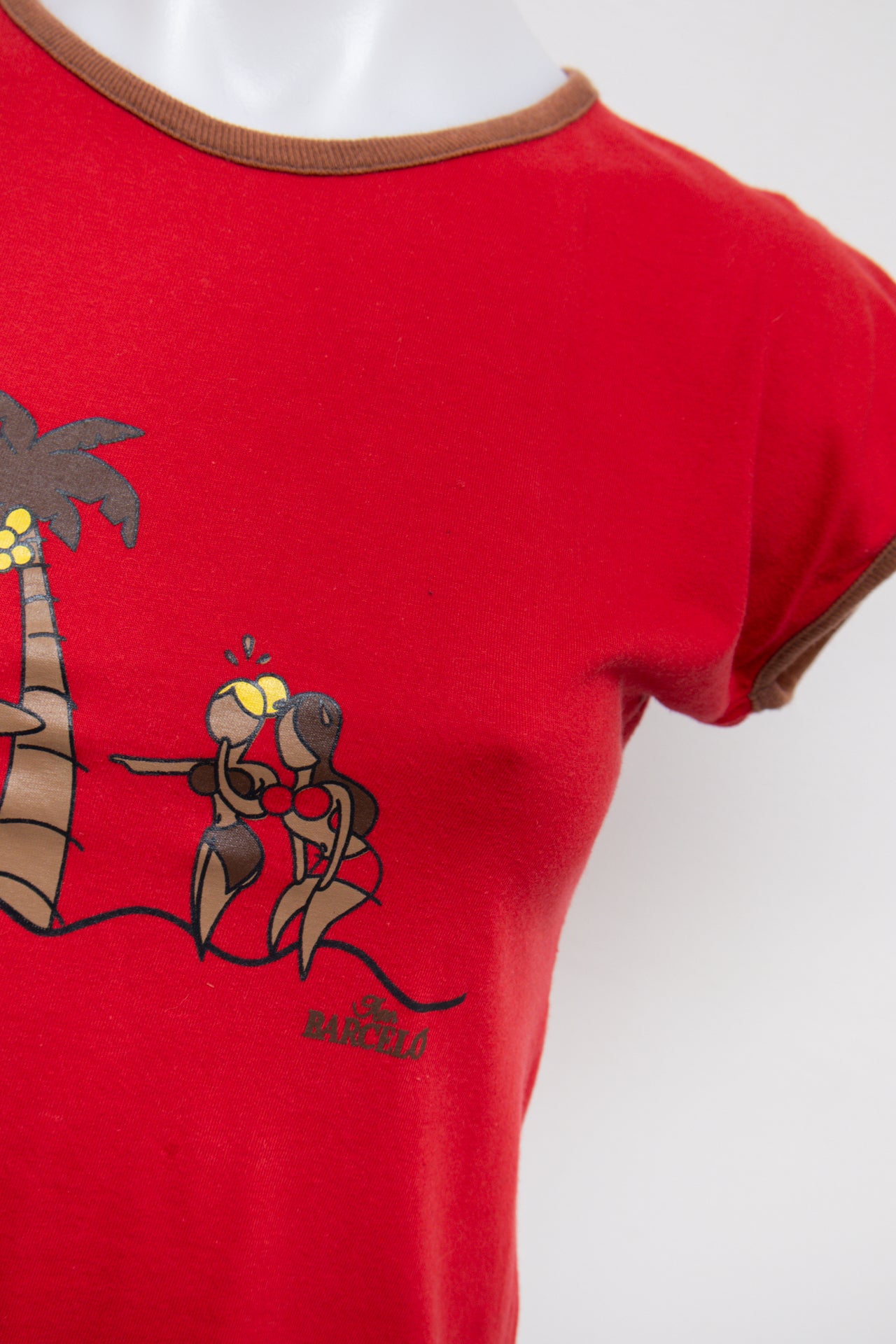 #82 Barceló T-shirt Red | c. 193 | Size 12