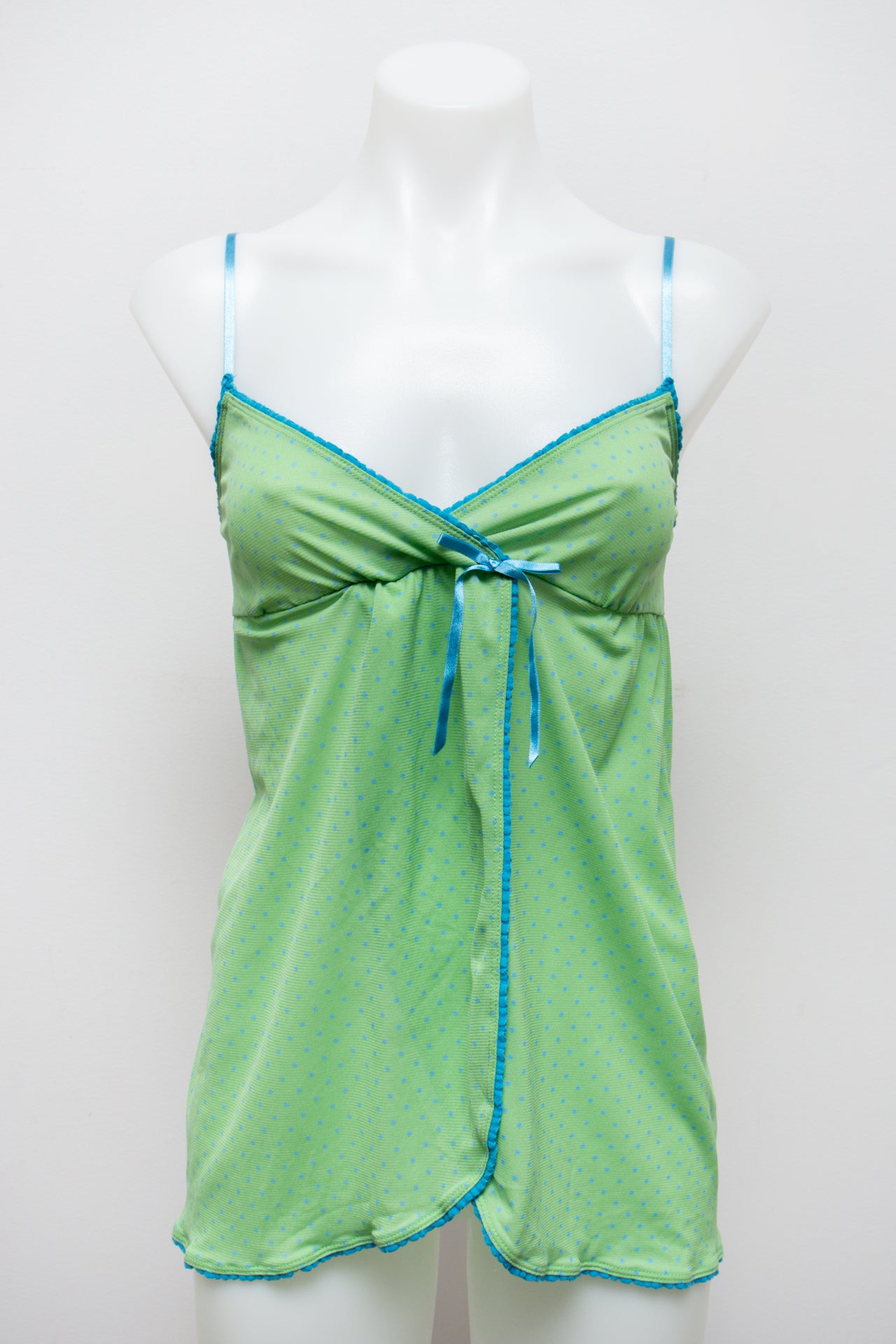 #77 Morgan Taylor Intimates Cami Top Green | c. 191 | Size 8