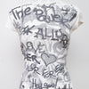 #66 Spot T-shirt White | c. 198 | Size 8