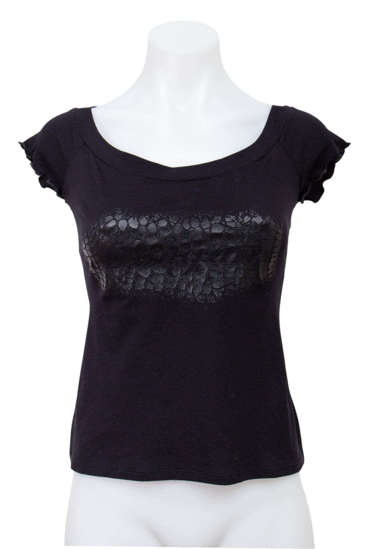 #78 Morgan T-shirt Black | c. 198 | Size 8