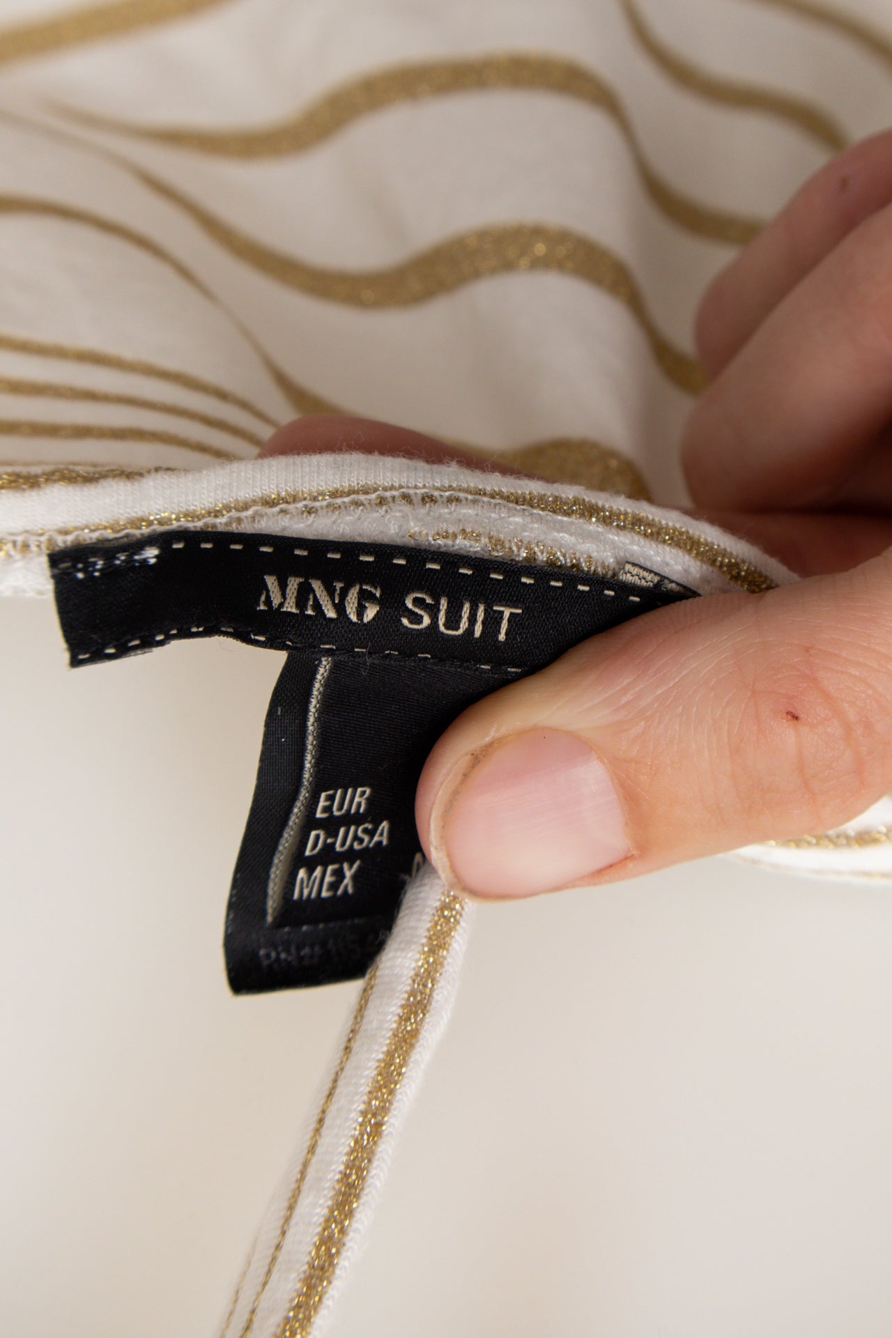 # Mng Suit Halter Top White | c. | Size