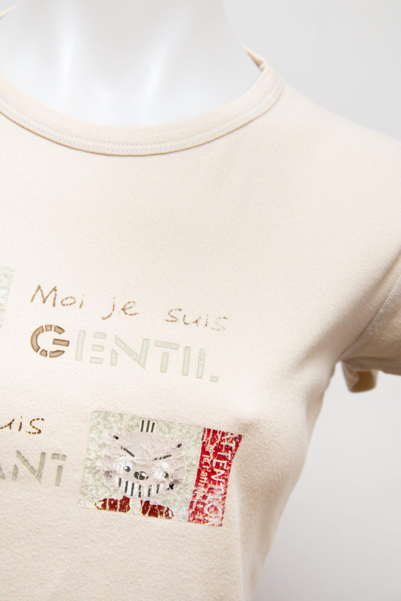 # Cache Cache T-shirt Beige | c. 191 | Size 10