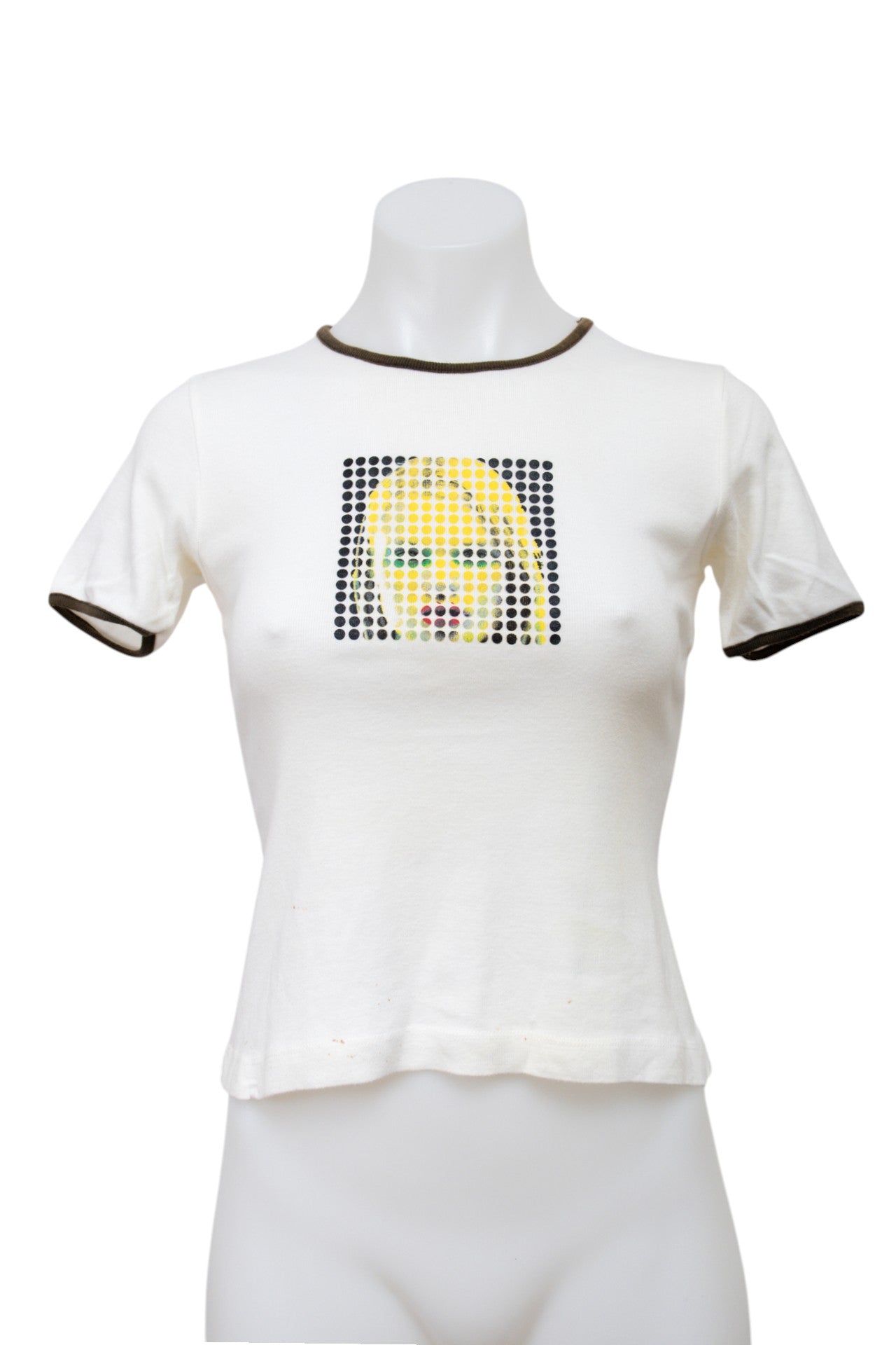 #69 Here & There T-shirt White | c. 198 | Size 8