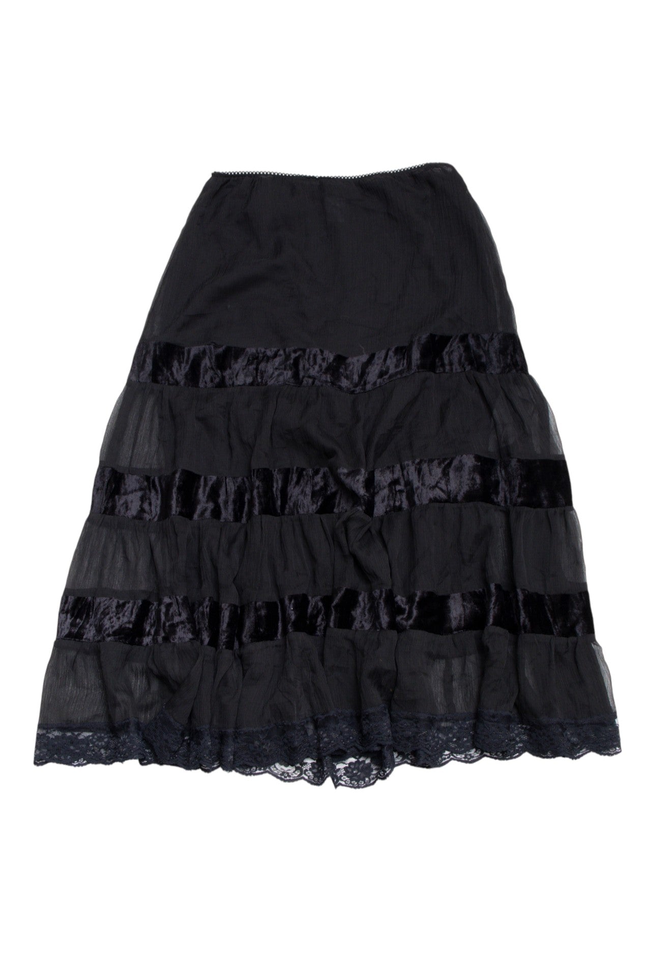 #110 Fleurish Skirt Black | c. 193 | Size 12
