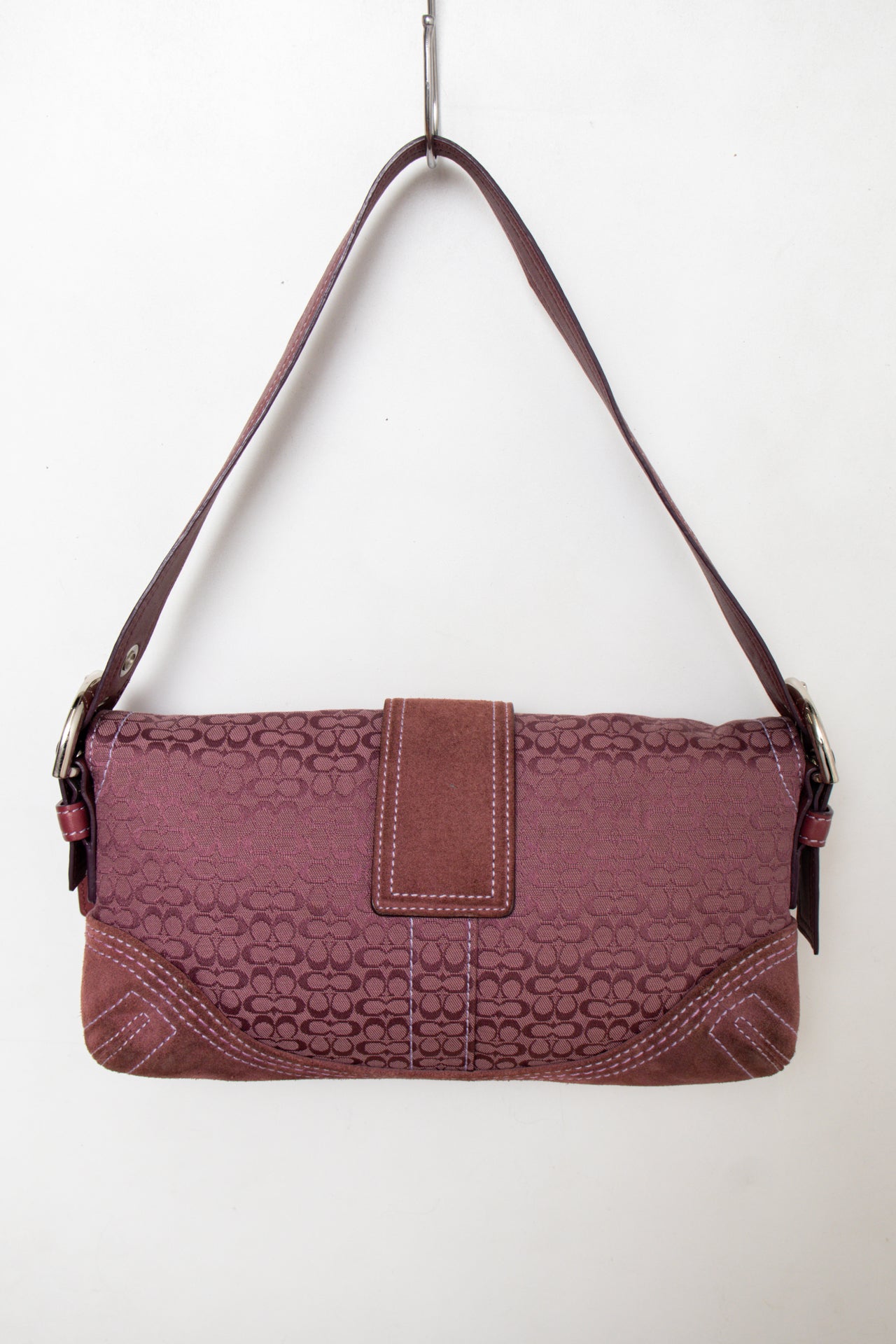 #193 Coach Shoulder Bag Brown | c. 189 | Size