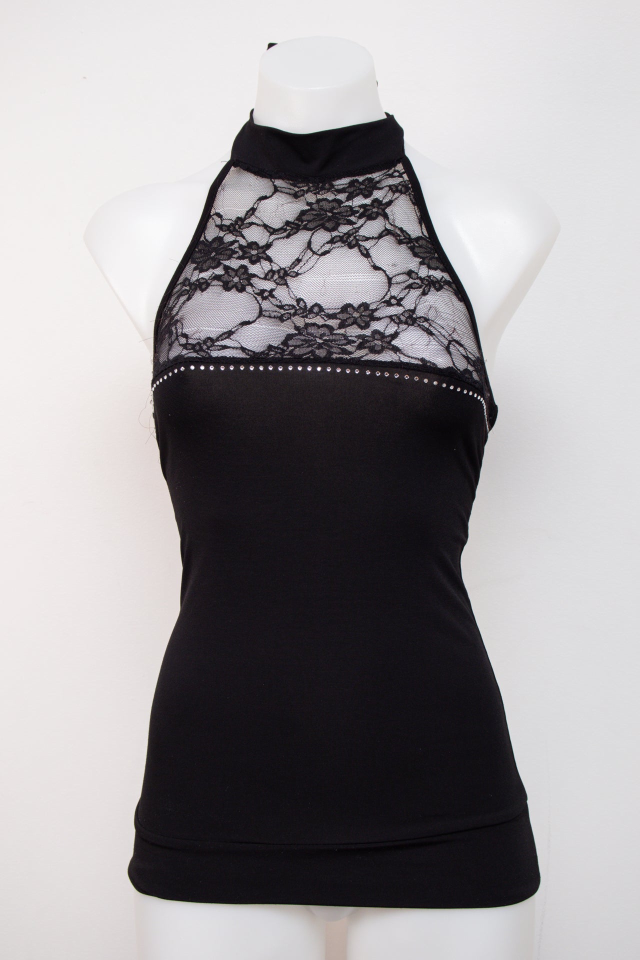 #008 Body Central Halter Top Black | c. | Size 6/8