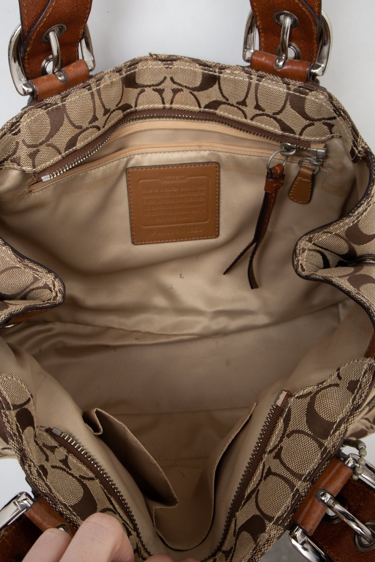# Coach Shoulder Bag Brown | c. 200 | Size