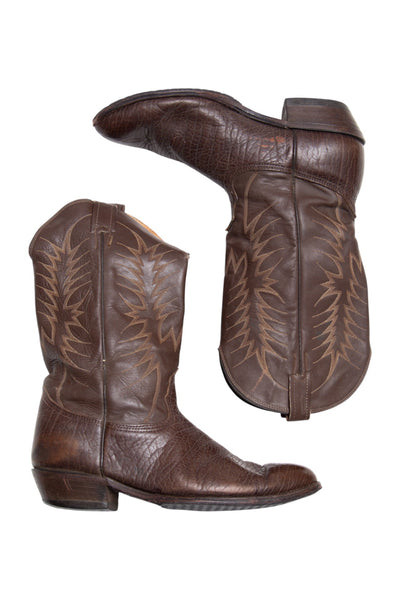 #168 Vibram Boots Brown | c. 201 | Size AU 11
