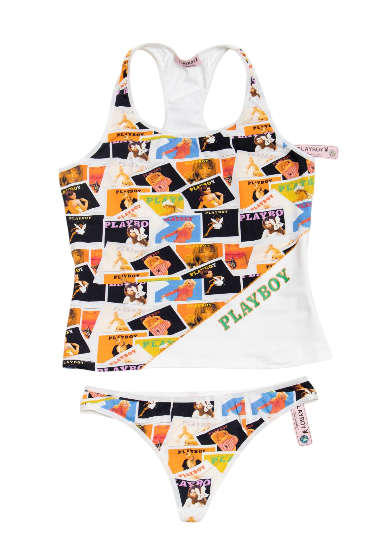 #33 Playboy Intimates Tank Top White | c. 185 | Size 10