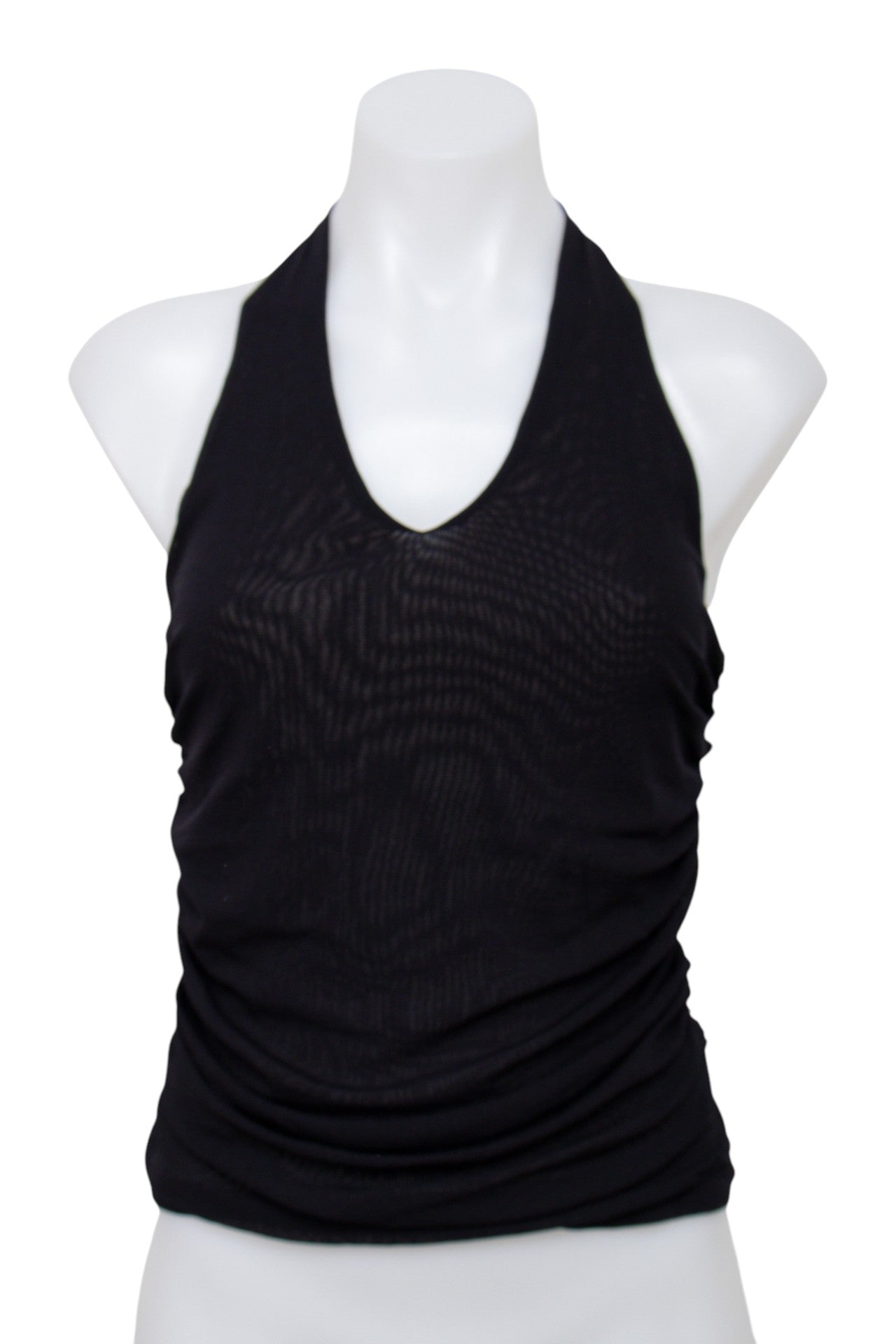 #004 Jeanology Collection Halter Black | c. 209 | Size 8