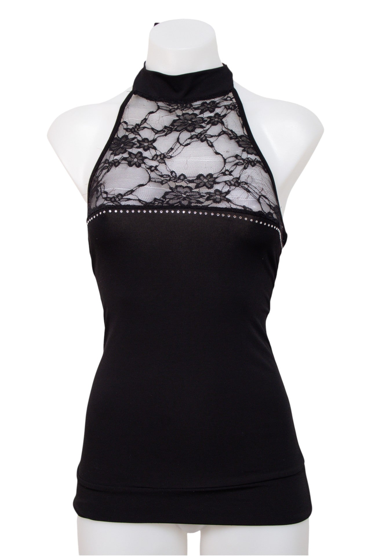 #008 Body Central Halter Top Black | c. | Size 6/8