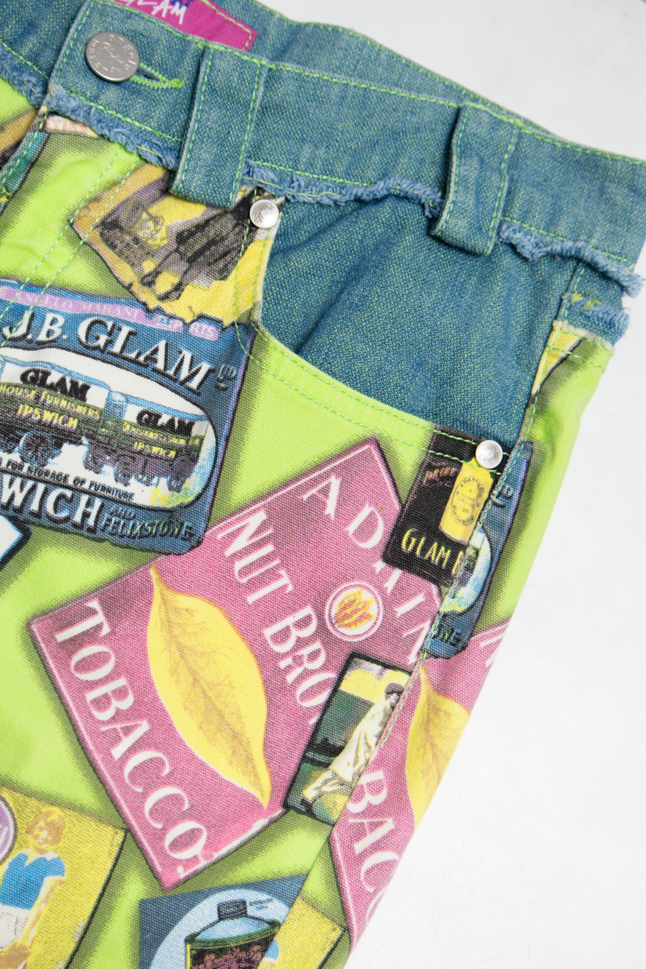 #115 Angelo Marani Glam Pants Green | c. 183 | Size 6