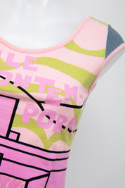 #088 Custod's Barcelona Tank Top Pink | c. 202 | Size 8