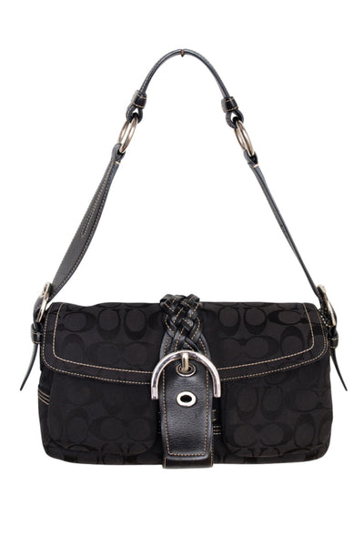 #211 Coach Shoulder Bag Black | c. 194 | Size