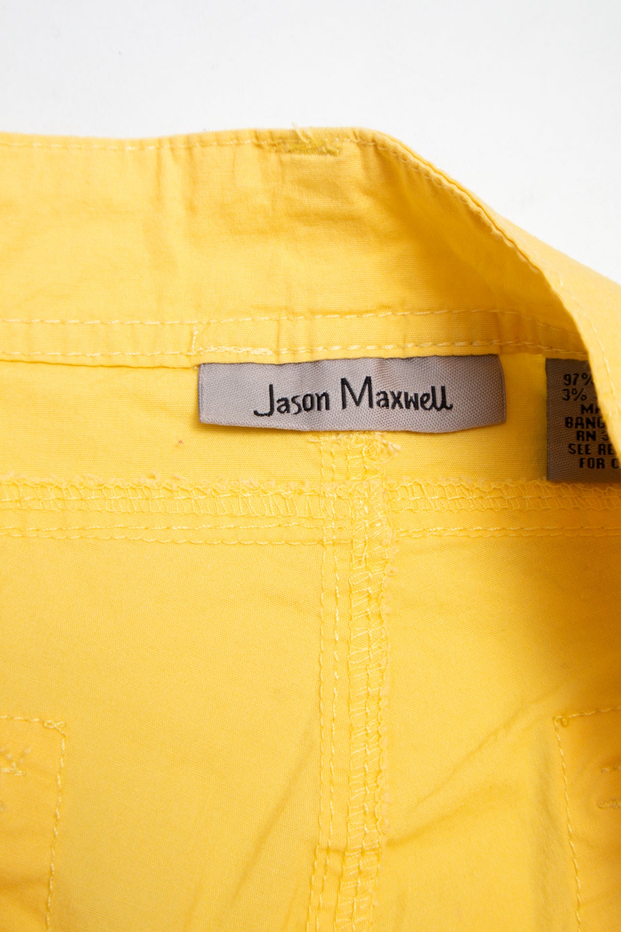 #209 Jason Maxwell Shorts Yellow | c. 203 | Size 12