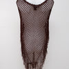 #064 Heart Star Moon Camisole Top Brown | c. 201 | Size