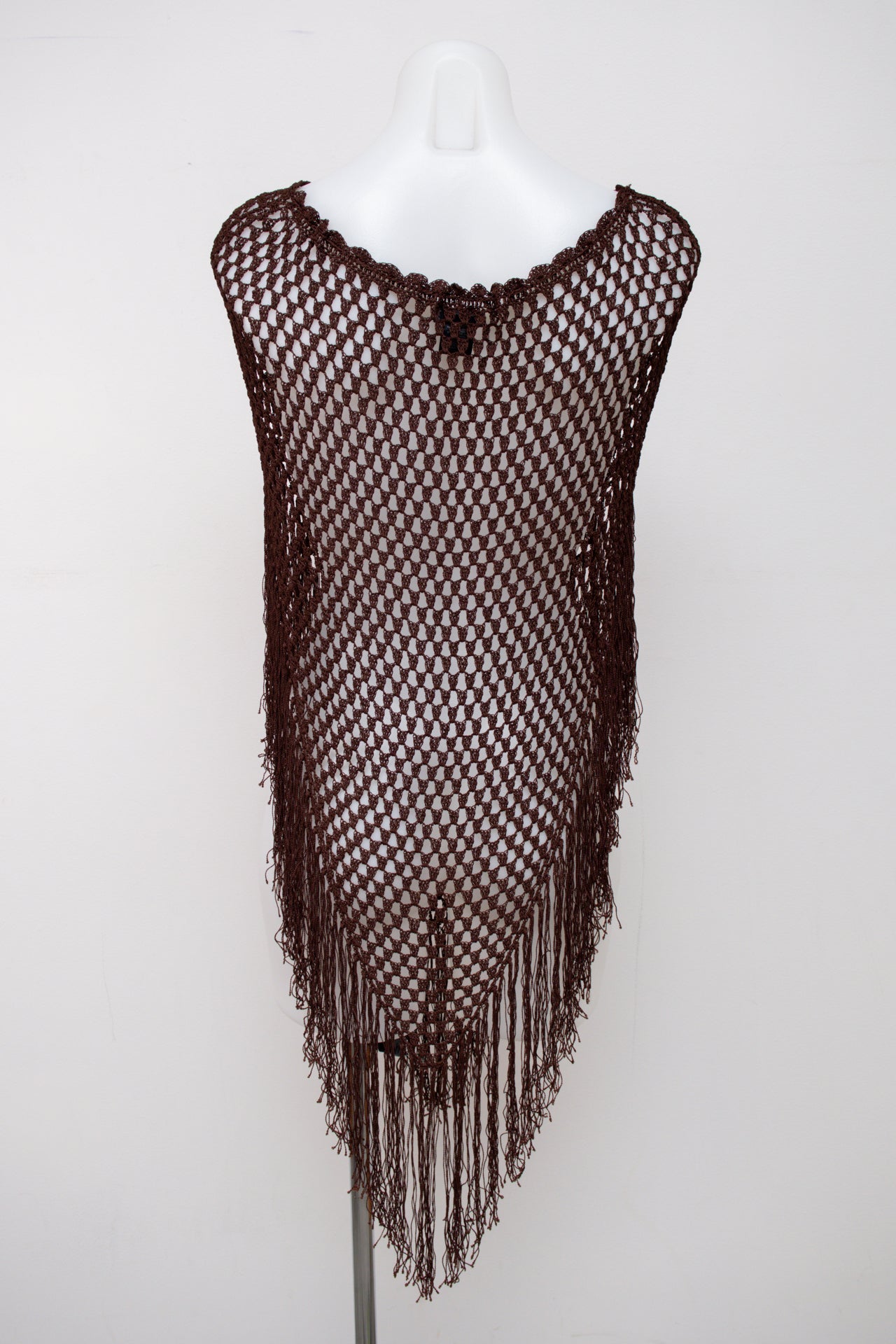 #064 Heart Star Moon Camisole Top Brown | c. 201 | Size