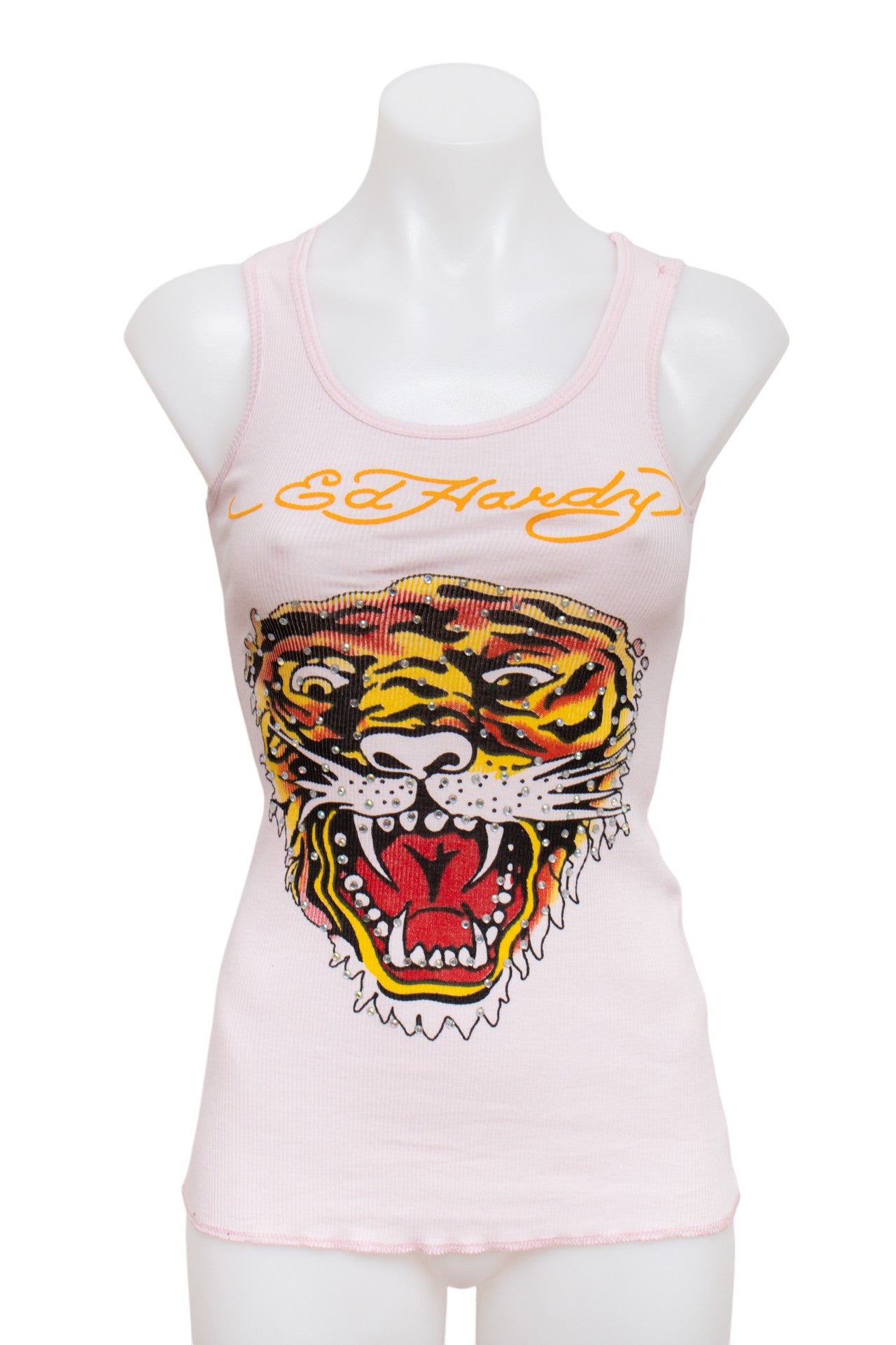 #52 Ed Hardy Tank Top Pink | c. 193 | Size 6/8