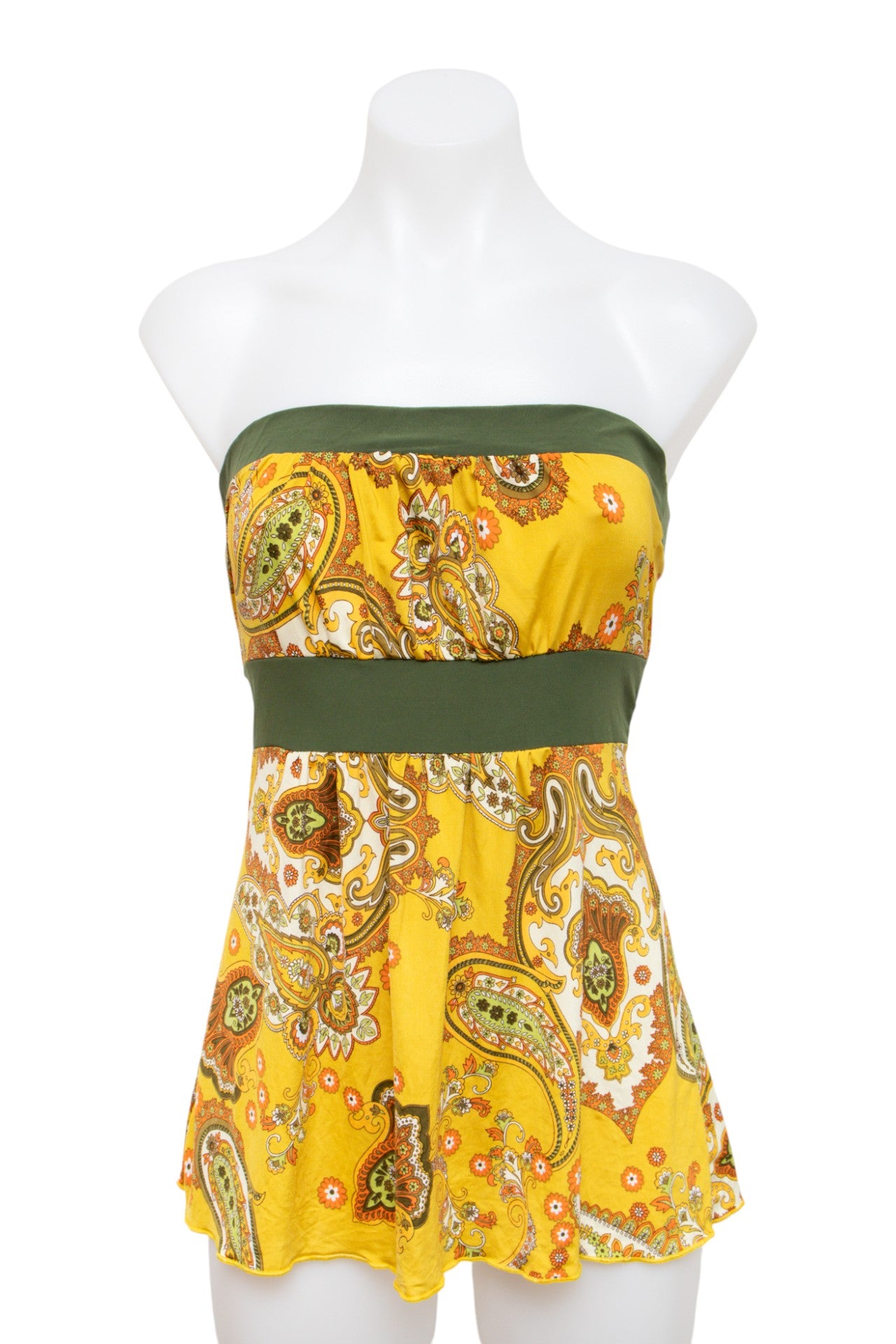 #05 Suzy Shevartier Camisole Top Yellow | c. 197 | Size 10