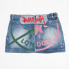 #111 Park Flash Mini Skirt Blue | c. 204 | Size 10/12